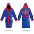 Spider-Man Blue-and-Red Hooded Cotton Bathrobe